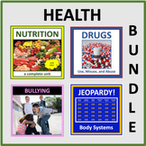 Health Bundle - Nutrition, Drugs, Bullying, and Body Syste