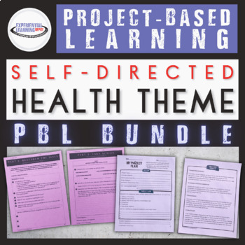 Preview of High School Health Project Based Learning Bundle