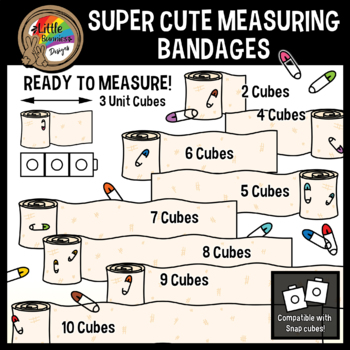 Preview of Health Care Clipart | Non Standard Measurement | Bandages