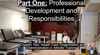 Preview of Health Care Organization and Administration in Athletic Training- Google Slides