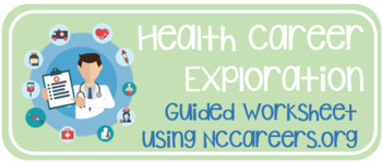 Preview of Health Career Exploration Activity