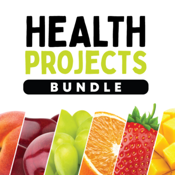 Preview of Health Choice Boards & Projects Bundle: Nutrition, Mental Health, Sex Ed, Drugs