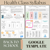 Health Class Syllabus