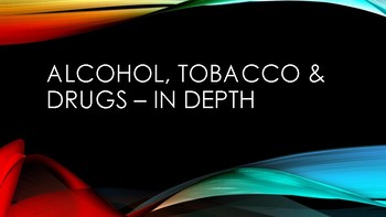 Preview of Health Doodle Notes Alcohol, Tobacco & Drugs PDF