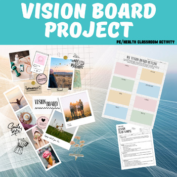 Preview of Health Education (Mental/Emotional)/Physical Education: VISION BOARD PROJECT