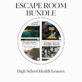 Health Escape Room Bundle! Bullying, Depression, Sexual As