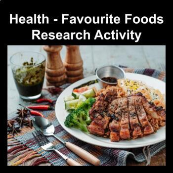 Preview of Favourite Foods: Health Research Activity