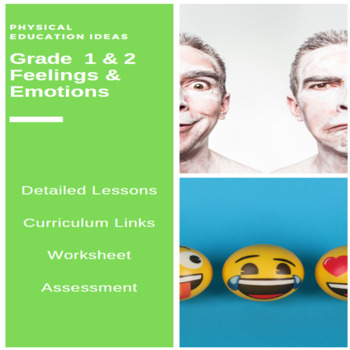 Preview of Health - Feelings and Emotions Unit, Lessons, Assessment & more