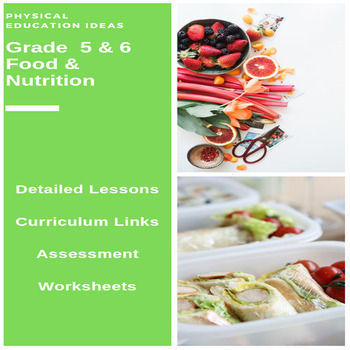 Preview of Health - Food & Nutrition Unit, Assessment and worksheets