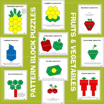 Preview of Health Fruits and Vegetables Mat Printables & Worksheets BUNDLE