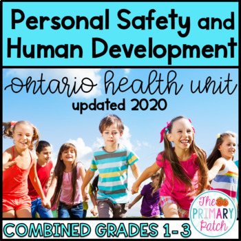 Preview of Health Grade 1 2 3 Ontario Personal Safety and Human Development