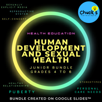 Preview of Health - Human Development and Sexual Health Bundle created on Google Slides™