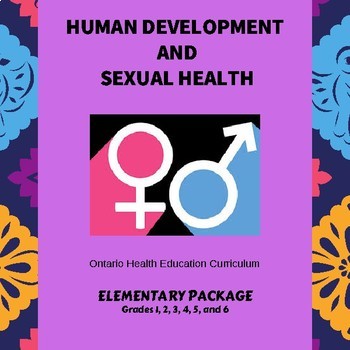 Preview of Health - Human Development and Sexual Health - Elementary Bundle
