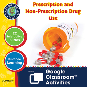 Preview of Health & Hygiene: Prescription & Non-Prescription Drug Use - Google Slides(SPED)