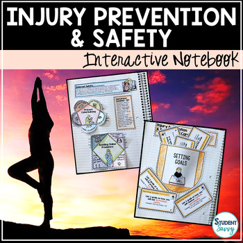 Preview of Health: Injury Prevention and Safety Interactive Notebook