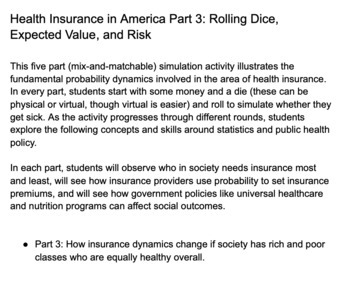 Preview of Health Insurance in America Part 3: Probability, Insurance, and Wealth