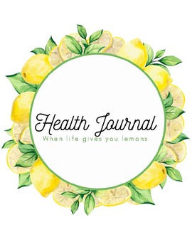 Preview of Health Journal - Lemons