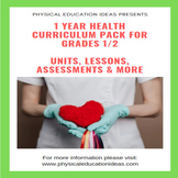 NO PREP Health Lesson Plans | Complete 1 Year Bundle (Grad