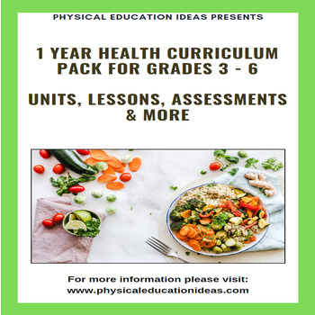Preview of NO PREP Health Lesson Plans | Complete 1 Year Bundle (Grades 3 - 6)
