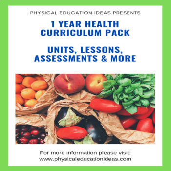 Preview of NO PREP Health Lesson Plans | Complete 1 Year Bundle (Grades 5 & 6)