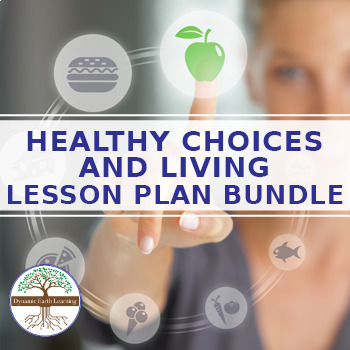 Preview of Healthy Choices and Living - Worksheets BUNDLE Printable or Google