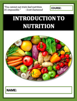 Preview of Health & Nutrition Unit: An Introduction to Nutrition Unit & Assignment