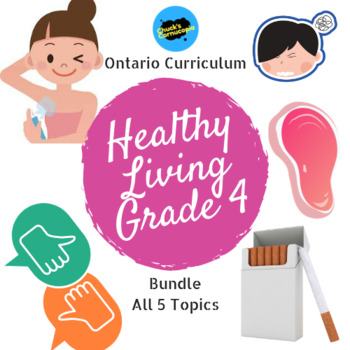 Preview of Health - Ontario Healthy Living Bundle - Grade 4