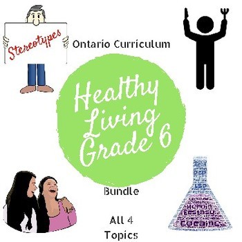Preview of Health - Ontario Healthy Living Bundle - Grade 6