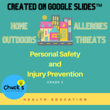 Preview of Health - Personal Safety and Injury Prevention - Primary 2 on Google Slides™