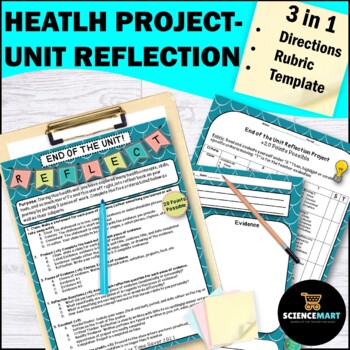 Preview of Health Reflection Project Activity | Emotional, Mental and Communication Skills