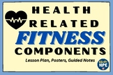 Health Related Components of Fitness - Lesson Plan/Posters
