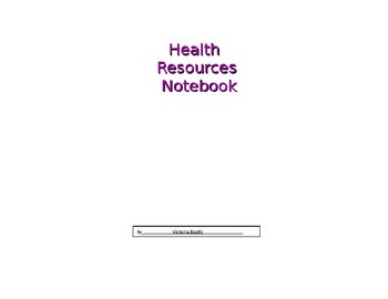 Preview of Health Resources for Elementary