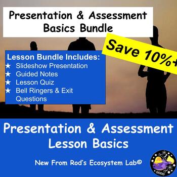 Preview of Health Risks and Behavior Presentation & Assessment Basic Lesson Bundle