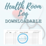 Health Room Log with Covid