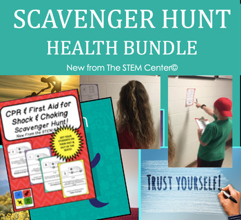 Preview of Health Scavenger Hunt Ultimate Bundle Resource!