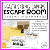 Health Science Careers Escape Room | Using Template 1 | Ca