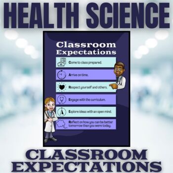 Health Related Components of Fitness Poster for PE Class (9 color  variations)