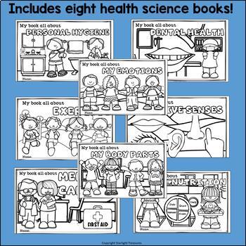 Health Sciences Mini Book Bundle for Early Readers by Starlight Treasures