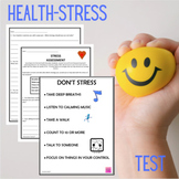 Health-Stress Assessment & Classroom Poster