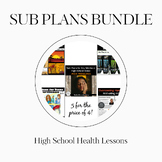 Health Sub Plans Bundle: 2 Weeks of Healthy Sub Plans - 5 
