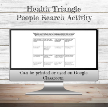 Preview of Health Triangle People Search Activity | Interactive | Mental Health | Google