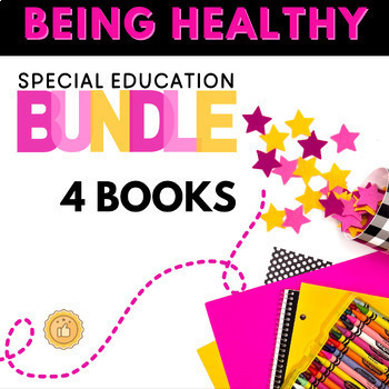Preview of Health Special Education 4 Heathy Habits Adapted Book Circle Time Activities