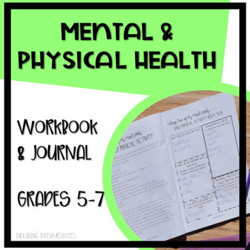 Preview of Health Worksheets for Elementary and Middle School