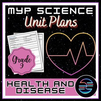 Preview of Health and Disease Unit Plan - Grade 9 MYP Middle School Science
