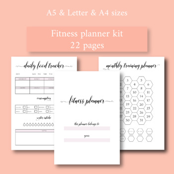 Calorie Tracker Printable Planner Stickers