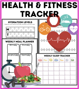 Preview of Health and Fitness Tracker | Tracks Water, Meals, Sleep & Exercise