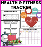 Health and Fitness Tracker | Tracks Water, Meals, Sleep & 