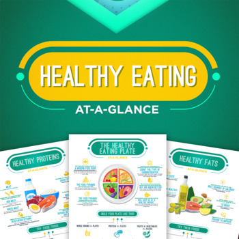 Preview of Health and Nutrition Worksheets: Healthy Eating at a Glance