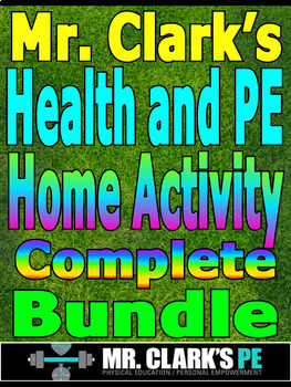 Preview of Distance Learning Home Activity Health and Physical Education Complete Bundle