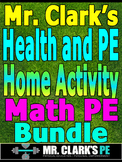 Distance Learning Health and Physical Education Math Home Bundle